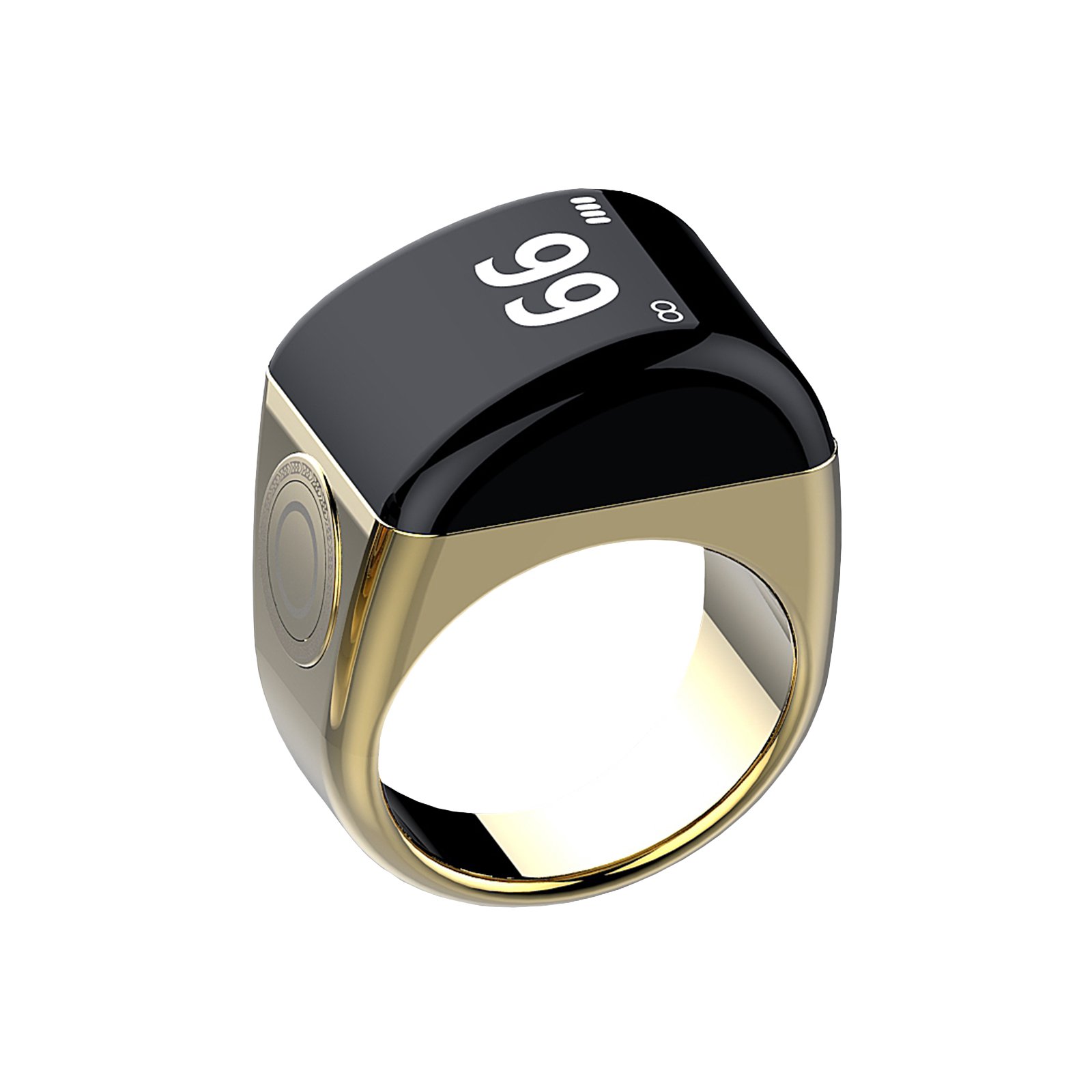 Hot selling Islamic Gift Zikr Ring Muslim Smart Ring With Tasbih Online Azan Clock Sunrise Alarm Clock Healthy Smart Ring